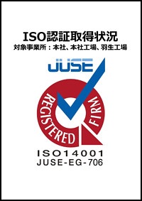 ISO認証取得状況